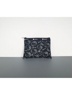 LeSportsac x Hello Kitty Black Zipper Pouch NWOT